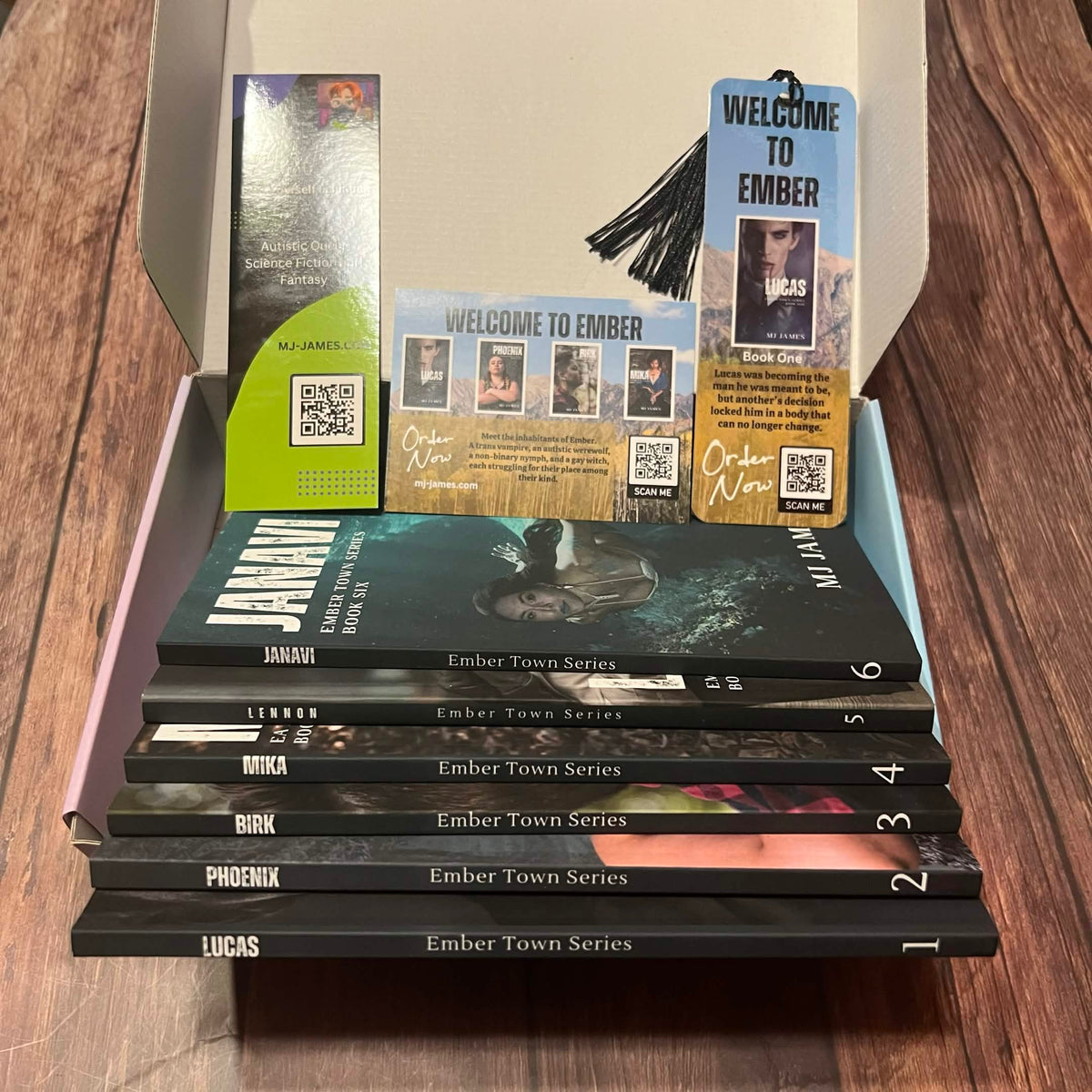 SIGNED! Ember Town Book Box Books 1-6